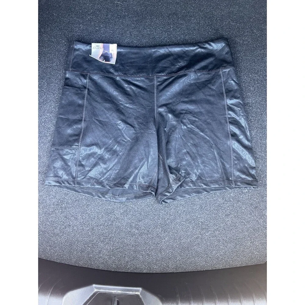NWT Crane Women Active Short Metallic Black Size Xl - Picture 11 of 11